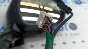 Ansamblu oglindă retrovizoare dreapta Nissan Ariya 23-26 9+1 pini, negru, încălzit, BSM, cameră, Empower+, ciobit, zgârietură