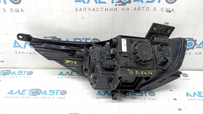 Far stânga față Kia Niro 17-19 HEV, PHEV cu suport, halogen, LED DRL, polișabil, tip pânză de păianjen, sigiliu decojit