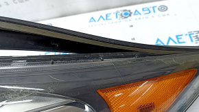 Far stânga față Kia Niro 17-19 HEV, PHEV cu suport, halogen, LED DRL, polișabil, tip pânză de păianjen, sigiliu decojit