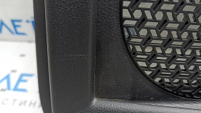 Ornamente ușă, placă dreapta față, Nissan Ariya 23-26, piele neagră cu iluminare din spate, inserție din piele neagră, cotiera din piele neagră, mâner cromat, zgârieturi