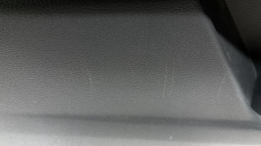 Ornamente ușă, placă stânga față, Nissan Ariya 23-26, piele neagră cu iluminare din spate, inserție din piele neagră, cotiera din piele neagră, mâner cromat, zgârieturi
