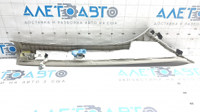 Накладка передней стойки верхняя левая Nissan Ariya 23-26 серая, под химчистку