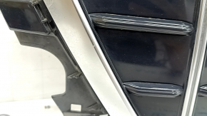 Grilă radiator Audi Q5 80A 21-25 negru lucios, emblemă și ornament cromat, Quattro, găuri non-standard, zgârieturi