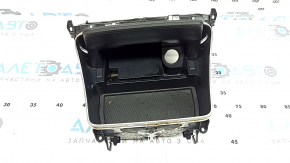Cutie de buzunar pentru consolă centrală Mercedes GLC 20-22, lemn structural negru