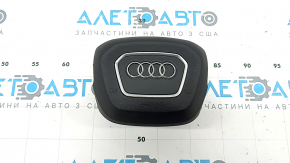 Подушка безопасности airbag в руль водительская Audi Q5 80A 18-24 черная, тип 1, царапины