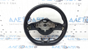 Volan fără performanță Mercedes GLC 20-22, piele neagră, perforat, pachet AMG, zgârieturi