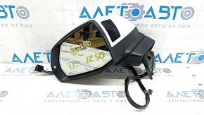 Ansamblu oglindă retrovizoare stânga Audi Q5 80A 18-25 15 pini, reglare automată a intensității luminii, semnalizare, BSM, încălzită, alb