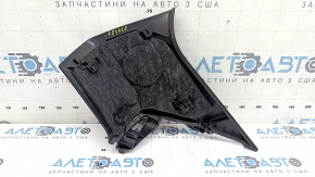 Ornament stâlp spate în spatele geamului stânga Audi Q3 8U 15-18 negru, zgârieturi