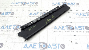 Ornament ușă laterală, spate stânga, Audi Q3 8U 15-18, negru lucios, lipit