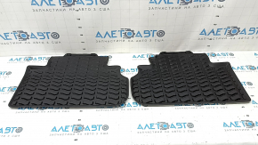 Set covorașe auto, cauciuc, Audi Q5 80A 18-25, negru