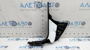 Ornament stâlp față dreapta jos Audi Q3 8U 15-18 negru, zgârieturi
