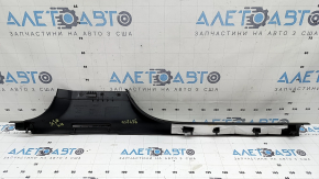 Ornament prag interior ușă, față dreapta, Audi Q3 8U 15-18, negru, zgârieturi