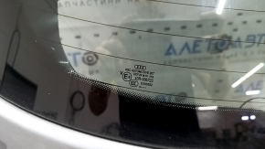Дверь багажника голая со стеклом Audi Q3 8U 15-18 графит LX7R, с поводком и трапецией