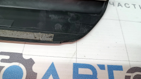 Ornament prag exterior față stânga Audi Q3 8U 15-18 negru, zgârieturi, ghidaj rupt