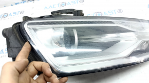 Фара передняя правая в сборе Audi Q3 8U 16-18 ксенон, под полировку, желтит DRL