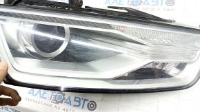 Фара передняя правая в сборе Audi Q3 8U 16-18 ксенон, под полировку, желтит DRL