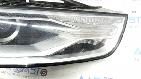 Фара передняя правая в сборе Audi Q3 8U 16-18 ксенон, под полировку, желтит DRL