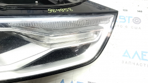 Фара передняя правая в сборе Audi Q3 8U 16-18 ксенон, под полировку, желтит DRL