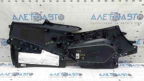 Ornamente laterale pentru consola centrală, stânga spate, Hyundai Tucson 22-26, negre cu crom, tip 1, zgârieturi