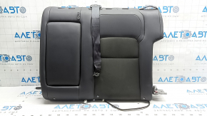 Spătar banchetă spate stânga Nissan Ariya 23-26 din imitație de piele neagră, încălzită, cu centură