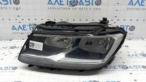 Фара передняя левая VW Tiguan 18-21 галоген, ДХО LED, песок, царапины