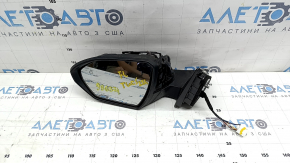 Зеркало боковое левое в сборе Hyundai Tucson 22-24 7 пинов, подогрев, BSM, структура, без крышек
