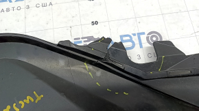 Bara spate goală, partea inferioară, Hyundai Tucson 22-24, fără senzori de parcare, structură, Coreea, îndoită, crăpată, zgârieturi, fragmente lipsă