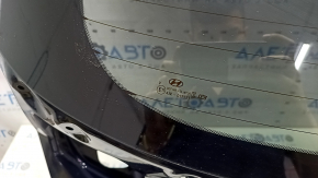 Дверь багажника голая со стеклом Hyundai Tucson 22-26 Korea электро, тонировка, синий PS8