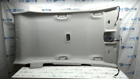 Обшивка потолка Hyundai Tucson 22-26 без люка, серая, заломы, под химчистку