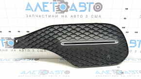 Grilă bara față stânga Mercedes W167 GLE 350 450 20-25, structură cromată, pentru senzori de parcare, zgârieturi