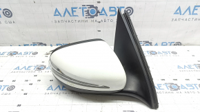 Oglindă laterală dreapta completă Mercedes W167 GLE 350 450 20-25 8+8+4 semnalizator, încălzit, iluminare spate, BSM, cameră, albă, ciobită