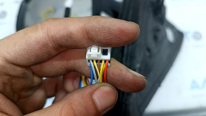 Oglindă laterală dreapta completă Mercedes W167 GLE 350 450 20-25 8+8+4 semnalizator, încălzit, iluminare spate, BSM, cameră, albă, ciobită