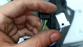 Oglindă laterală dreapta completă Mercedes W167 GLE 350 450 20-25 8+8+4 semnalizator, încălzit, iluminare spate, BSM, cameră, albă, ciobită