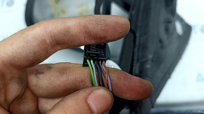 Oglindă laterală dreapta completă Mercedes W167 GLE 350 450 20-25 8+8+4 semnalizator, încălzit, iluminare spate, BSM, cameră, albă, ciobită