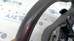Volan gol Mercedes W167 GLE 350 450 20-23 piele gri închis fără încălzire, cu pete, zgârieturi, lovituri