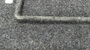 Covoraș portbagaj stânga față, din material textil, pentru VW Tiguan 18-24, negru, pentru 3 rânduri de scaune, crăpat, necesită curățare
