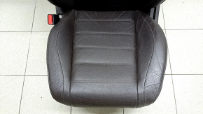 Scaun șofer Mercedes W167 GLE 350 450 20-23 cu airbag, electric cu memorie, încălzire, ventilație, masaj, piele maro, perforație