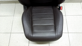 Scaun pasager Mercedes W167 GLE 350 450 20-26 cu airbag, electric cu memorie, încălzire, ventilație, masaj, piele maro, perforație, fragment de suport lipsă