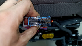 Scaun pasager Mercedes W167 GLE 350 450 20-26 cu airbag, electric cu memorie, încălzire, ventilație, masaj, piele maro, perforație, fragment de suport lipsă