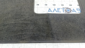 Set covorașe, din material textil, Mercedes W167 GLE 350 450 20-25, gri închis, 3 rânduri, uzate, curățabile chimic