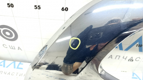 Накладка губы переднего бампера Mercedes W167 GLE 350 450 20-23 хром, царапины, тычки