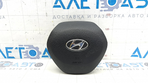 Airbag în volan, partea șoferului, Hyundai Santa FE 19-23, negru