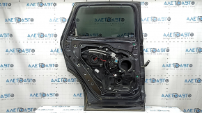 Ansamblu ușă spate stânga Hyundai Santa FE 19-23 sub cortină, nuanțat, grafit T2G, mâner cromat, îndoitură, garnitură ruptă