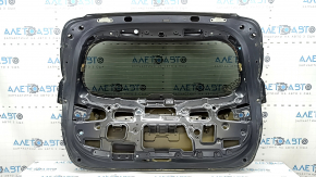 Дверь багажника голая со стеклом Hyundai Santa FE 19-23 электро, тонировка, графит T2G