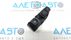 Comandă ridicare geam dreapta față Hyundai Santa FE 19-23 neagră, automată, ornamente cromate