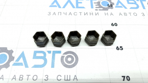 Заглушка колпачок колесного болта 5шт Audi Q3 8U 15-18 серая