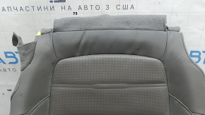 Tapițerie pernă scaun șofer pentru Honda CRV 17-22, piele gri, perforată și încălzită, curățabilă chimic