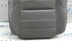 Tapițerie pernă scaun șofer pentru Honda CRV 17-22, piele gri, perforată și încălzită, curățabilă chimic