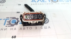Фишка проводки переднего бампера Hyundai Tucson 22-26 белая, на жалюзи