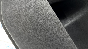 Ornament ușă, placă spate dreapta, Hyundai Santa FE 21-23, negru, sub cortină, cu căptușeală, inserție și cotieră, piele neagră, zgârieturi, necesită curățare
